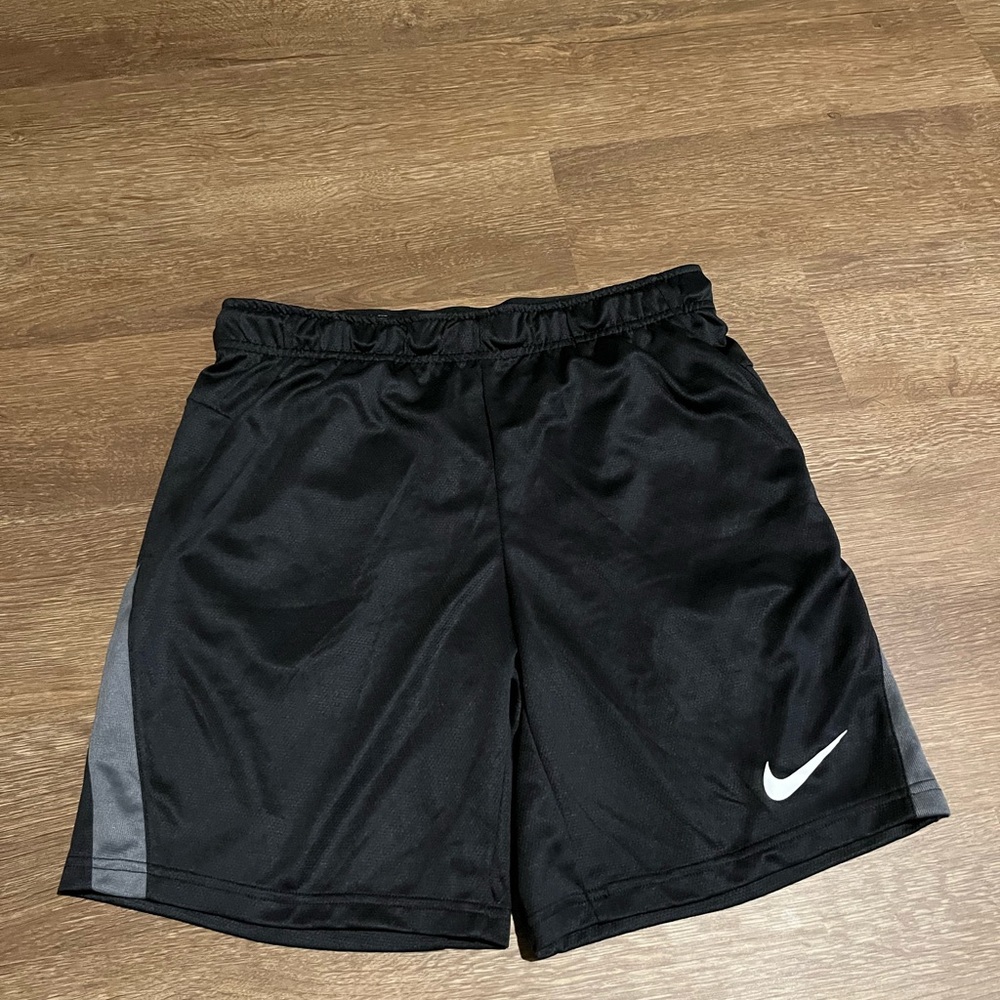 Nike Black and Gray Athletic Shorts